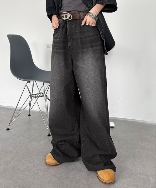 ヴィンテージカラーオーバーダイデニム【SETUP着用可能】（デニムパンツ）｜sedacle（セダクル）