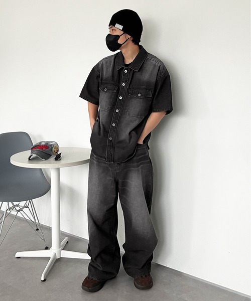 ヴィンテージカラーオーバーダイデニム【SETUP着用可能】（デニムパンツ）｜sedacle（セダクル）