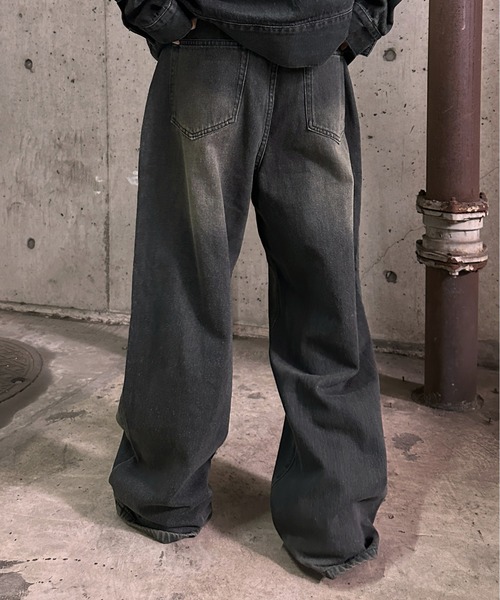 ヴィンテージカラーオーバーダイデニム【SETUP着用可能】（デニムパンツ）｜sedacle（セダクル）