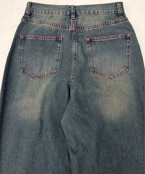 ヴィンテージカラーオーバーダイデニム【SETUP着用可能】（デニムパンツ）｜sedacle（セダクル）