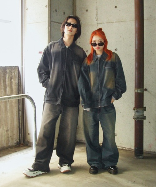 ヴィンテージカラーオーバーダイデニム【SETUP着用可能】（デニムパンツ）｜sedacle（セダクル）