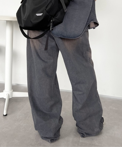 ヴィンテージカラーオーバーダイデニム【SETUP着用可能】（デニムパンツ）｜sedacle（セダクル）