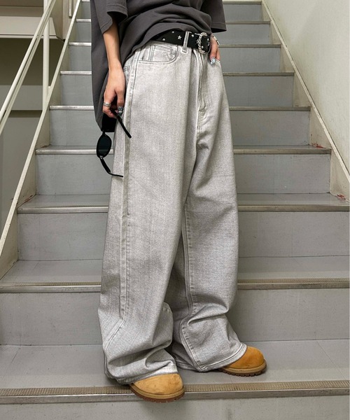 ヴィンテージカラーオーバーダイデニム【SETUP着用可能】（デニムパンツ）｜sedacle（セダクル）