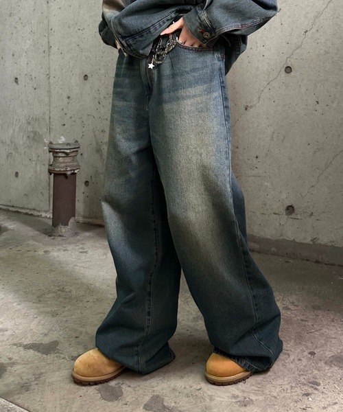 ヴィンテージカラーオーバーダイデニム【SETUP着用可能】（デニムパンツ）｜sedacle（セダクル）