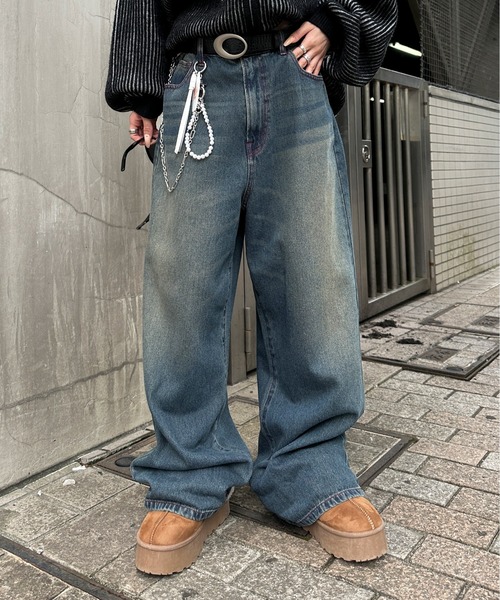 ヴィンテージカラーオーバーダイデニム【SETUP着用可能】（デニムパンツ）｜sedacle（セダクル）