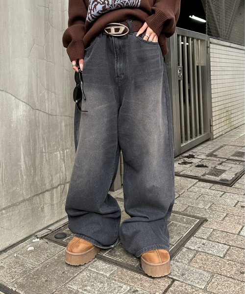 ヴィンテージカラーオーバーダイデニム【SETUP着用可能】（デニムパンツ）｜sedacle（セダクル）