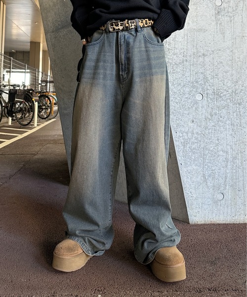 ヴィンテージカラーオーバーダイデニム【SETUP着用可能】（デニムパンツ）｜sedacle（セダクル）