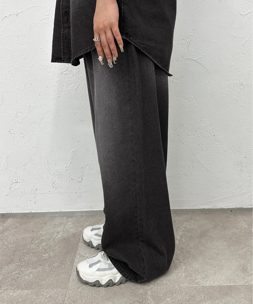 ヴィンテージカラーオーバーダイデニム【SETUP着用可能】（デニムパンツ）｜sedacle（セダクル）