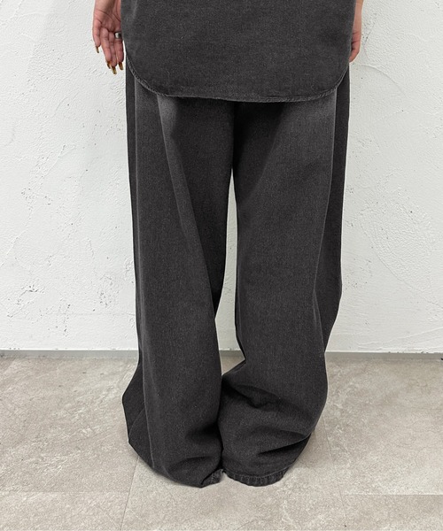 ヴィンテージカラーオーバーダイデニム【SETUP着用可能】（デニムパンツ）｜sedacle（セダクル）