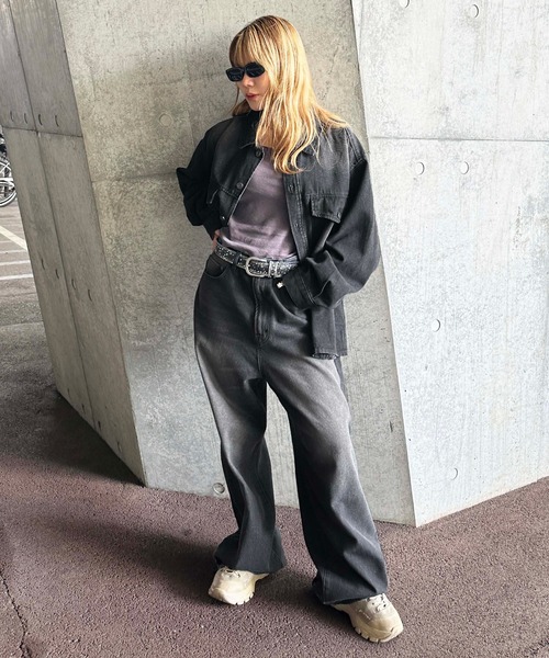 ヴィンテージカラーオーバーダイデニム【SETUP着用可能】（デニムパンツ）｜sedacle（セダクル）