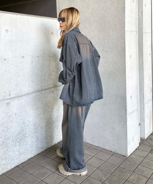 ヴィンテージカラーオーバーダイデニム【SETUP着用可能】（デニムパンツ）｜sedacle（セダクル）