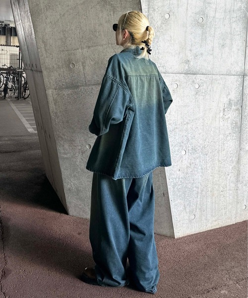 ヴィンテージカラーオーバーダイデニム【SETUP着用可能】（デニムパンツ）｜sedacle（セダクル）