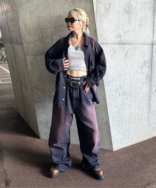 ヴィンテージカラーオーバーダイデニム【SETUP着用可能】（デニムパンツ）｜sedacle（セダクル）