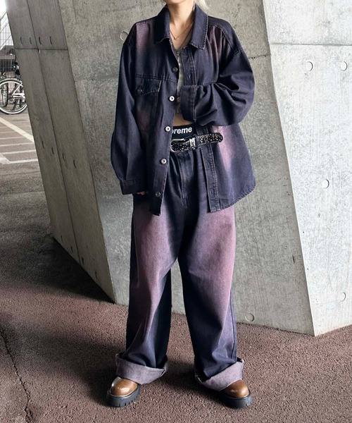 ヴィンテージカラーオーバーダイデニム【SETUP着用可能】（デニムパンツ）｜sedacle（セダクル）