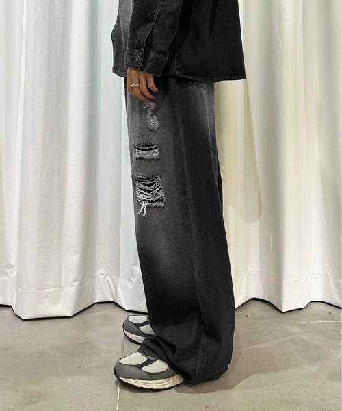 ヴィンテージカラーオーバーダイデニム【SETUP着用可能】（デニムパンツ）｜sedacle（セダクル）