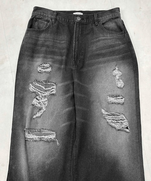 ヴィンテージカラーオーバーダイデニム【SETUP着用可能】（デニムパンツ）｜sedacle（セダクル）