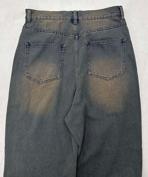 ヴィンテージカラーオーバーダイデニム【SETUP着用可能】（デニムパンツ）｜sedacle（セダクル）