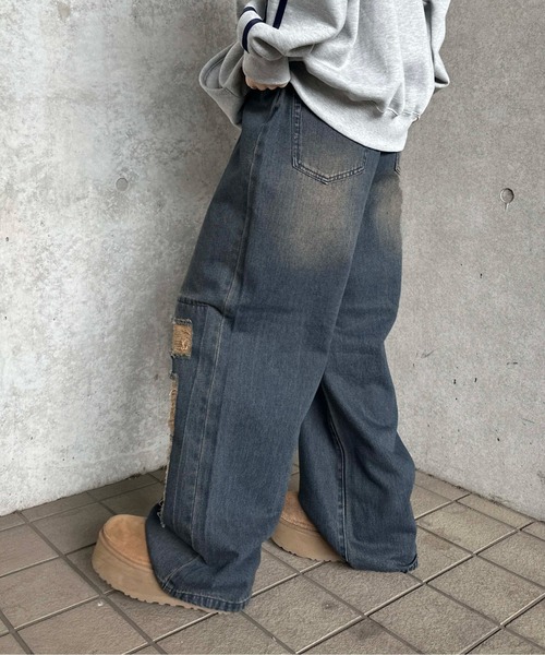 ヴィンテージカラーオーバーダイデニム【SETUP着用可能】（デニムパンツ）｜sedacle（セダクル）