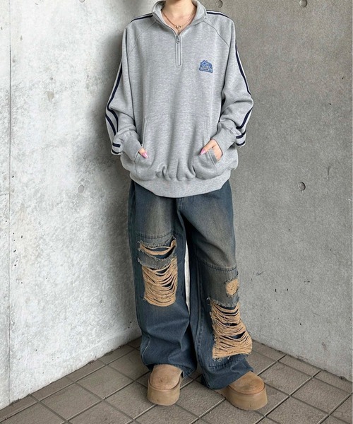 ヴィンテージカラーオーバーダイデニム【SETUP着用可能】（デニムパンツ）｜sedacle（セダクル）