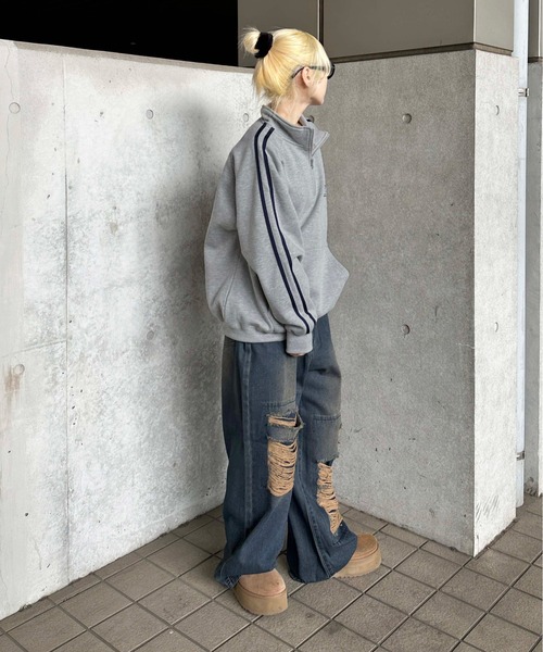 ヴィンテージカラーオーバーダイデニム【SETUP着用可能】（デニムパンツ）｜sedacle（セダクル）