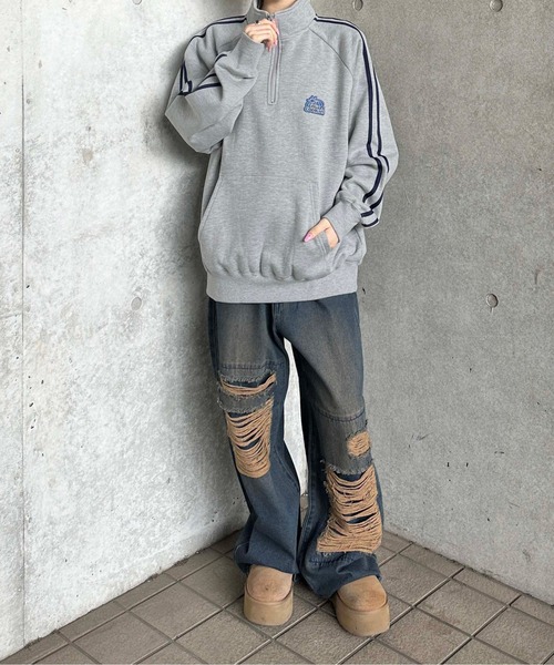 ヴィンテージカラーオーバーダイデニム【SETUP着用可能】（デニムパンツ）｜sedacle（セダクル）