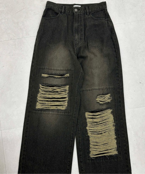 ヴィンテージカラーオーバーダイデニム【SETUP着用可能】（デニムパンツ）｜sedacle（セダクル）