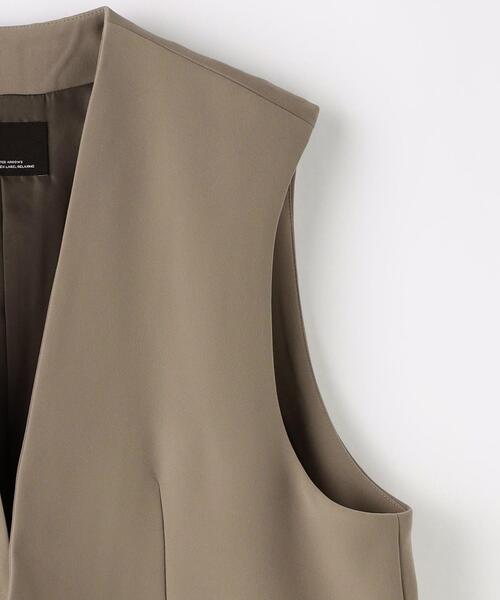 green label relaxing（グリーンレーベルリラクシング）の「Morley ドレーピー ジレ（ベスト・メンズ・モカ/ダークグレー・M/L/S）」の10枚目の写真