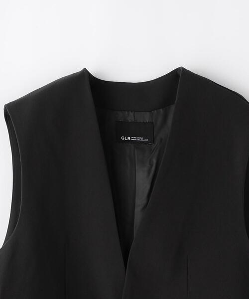 green label relaxing（グリーンレーベルリラクシング）の「Morley ドレーピー ジレ（ベスト・メンズ・モカ/ダークグレー・M/L/S）」の20枚目の写真