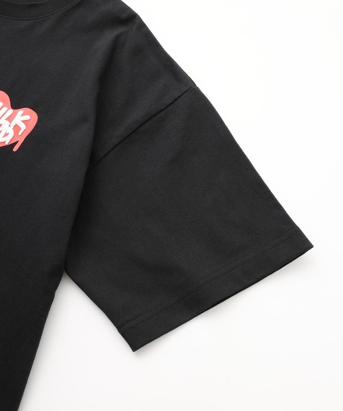 MILKFED.（ミルクフェド）の「LOVE DRIP LOGO WIDE S/S TEE（Tシャツ/カットソー・レディース・ライトピンク/ブラック/ホワイト/ライトパープル・ONE SIZE）」の13枚目の写真