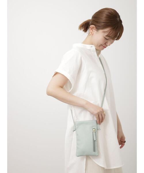 Lugnoncure(ルノンキュール)の「スマホミニショルダー(ハンドバッグ・レディース・オフホワイト/ミント/ブラック・F)」の7枚目の写真