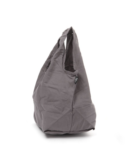 LAKOLE（ラコレ）の「コットンエコバッグ(S) / 907845（トートバッグ・レディース・アイボリー/チャコール・FREE）」の8枚目の写真