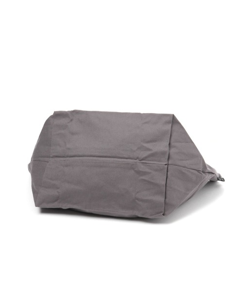 LAKOLE（ラコレ）の「コットンエコバッグ(S) / 907845（トートバッグ・レディース・アイボリー/チャコール・FREE）」の3枚目の写真