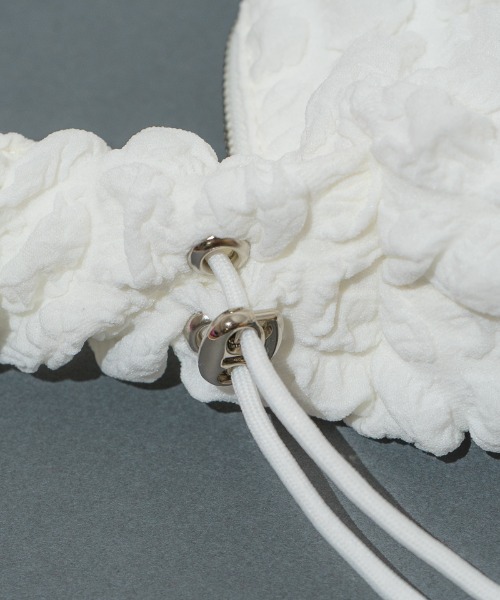 flower（フラワー）の「ポップコーンバッグ（ショルダーバッグ・レディース・ホワイト・FREE）」の3枚目の写真