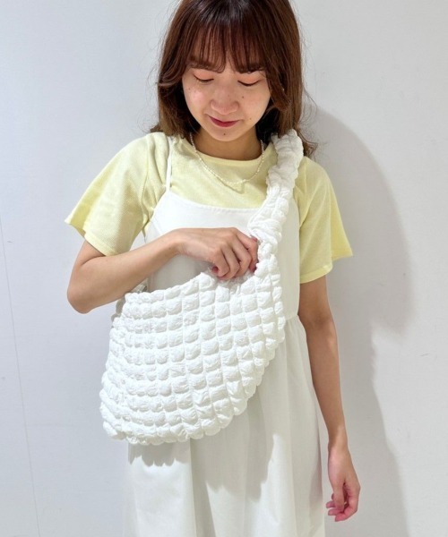 flower（フラワー）の「ポップコーンバッグ（ショルダーバッグ・レディース・ホワイト・FREE）」の20枚目の写真