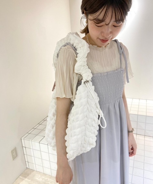 flower（フラワー）の「ポップコーンバッグ（ショルダーバッグ・レディース・ホワイト・FREE）」の17枚目の写真