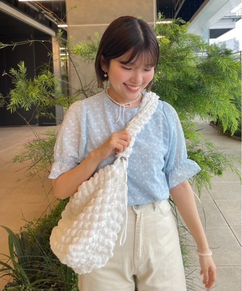 flower（フラワー）の「ポップコーンバッグ（ショルダーバッグ・レディース・ホワイト・FREE）」の19枚目の写真