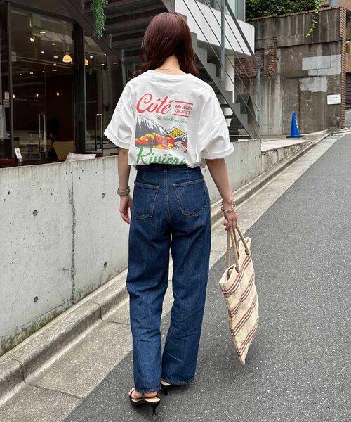 DISCOAT(ディスコート)の「【WEB限定】CoteスーベニアバックプリントT《ユニセックス》(Tシャツ/カットソー・レディース・オフホワイト/ライトベージュ/チャコールグレー・FREE)」の9枚目の写真