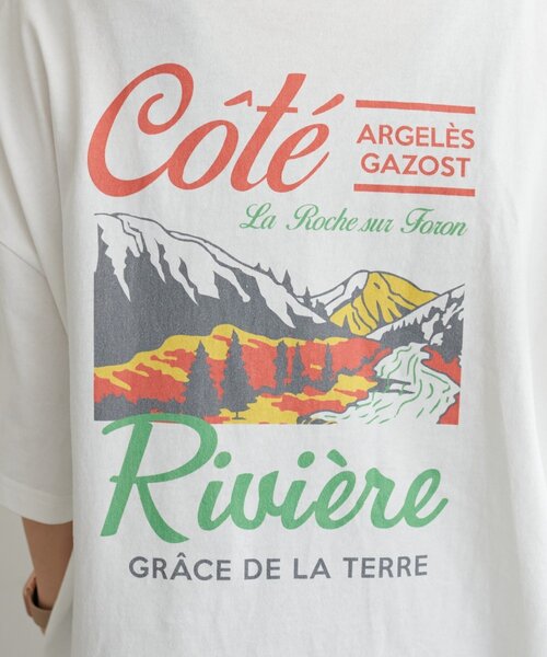 DISCOAT(ディスコート)の「【WEB限定】CoteスーベニアバックプリントT《ユニセックス》(Tシャツ/カットソー・レディース・オフホワイト/ライトベージュ/チャコールグレー・FREE)」の16枚目の写真