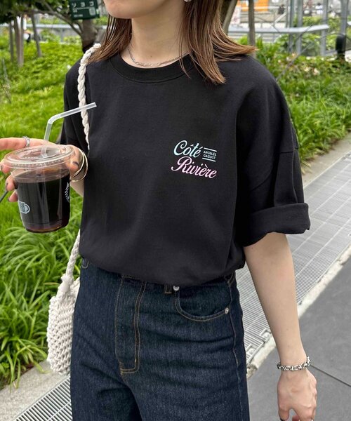DISCOAT(ディスコート)の「【WEB限定】CoteスーベニアバックプリントT《ユニセックス》(Tシャツ/カットソー・レディース・オフホワイト/ライトベージュ/チャコールグレー・FREE)」の18枚目の写真