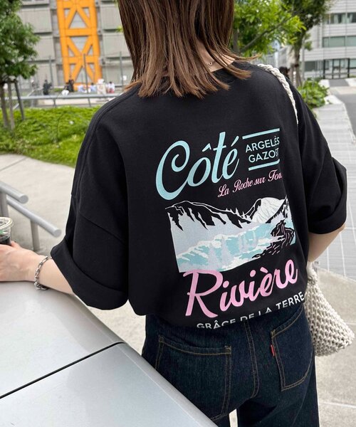 DISCOAT(ディスコート)の「【WEB限定】CoteスーベニアバックプリントT《ユニセックス》(Tシャツ/カットソー・レディース・オフホワイト/ライトベージュ/チャコールグレー・FREE)」の19枚目の写真