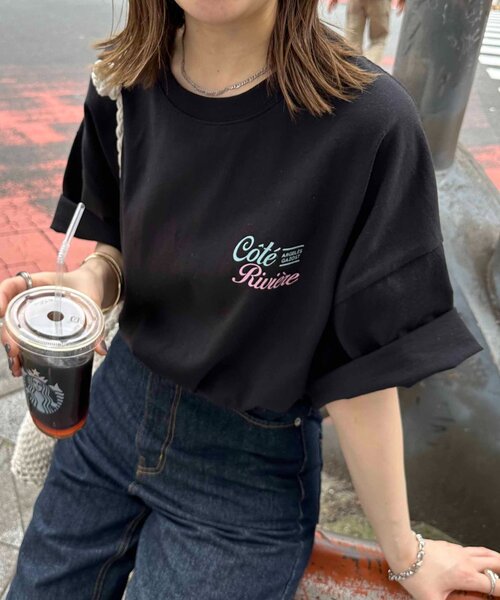 DISCOAT(ディスコート)の「【WEB限定】CoteスーベニアバックプリントT《ユニセックス》(Tシャツ/カットソー・レディース・オフホワイト/ライトベージュ/チャコールグレー・FREE)」の20枚目の写真