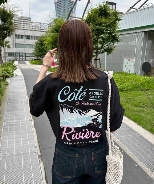 DISCOAT(ディスコート)の「【WEB限定】CoteスーベニアバックプリントT《ユニセックス》(Tシャツ/カットソー・レディース・オフホワイト/ライトベージュ/チャコールグレー・FREE)」の21枚目の写真
