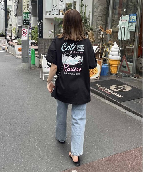 WEB限定】CoteスーベニアバックプリントTシャツ《ユニセックス