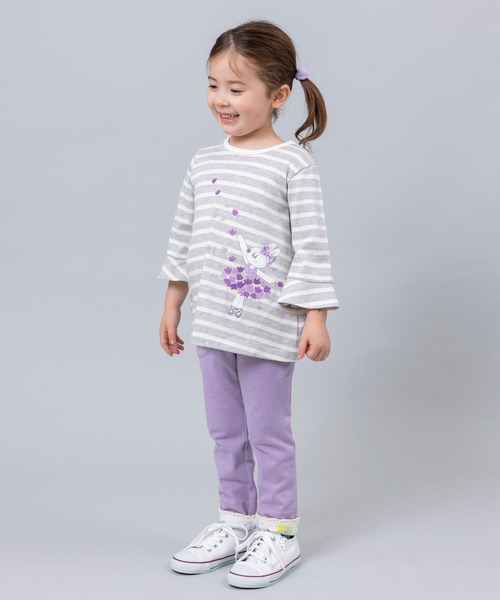 KP（ケーピー）の「デニム風ストレッチパンツ(100～130cm)（デニムパンツ・キッズ・ネイビー/ブラック/パープル・100cm/130cm/120cm/110cm）」の7枚目の写真