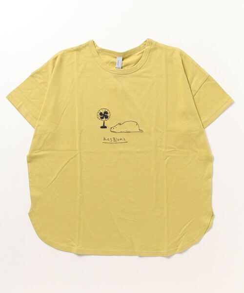 Emago(イマゴ)の「EMAGO 夏休みのカバドルマンT 半袖(Tシャツ/カットソー・レディース・ブラック/ホワイト/イエロー・FREE)」の19枚目の写真