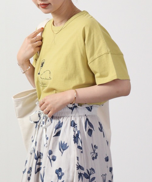 Emago(イマゴ)の「EMAGO 夏休みのカバドルマンT 半袖(Tシャツ/カットソー・レディース・ブラック/ホワイト/イエロー・FREE)」の22枚目の写真