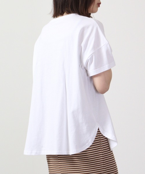 Emago(イマゴ)の「EMAGO 夏休みのカバドルマンT 半袖(Tシャツ/カットソー・レディース・ブラック/ホワイト/イエロー・FREE)」の9枚目の写真
