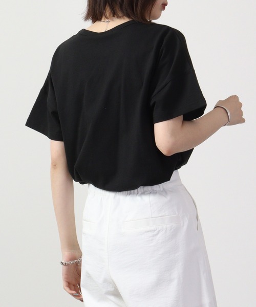 Emago(イマゴ)の「EMAGO 夏休みのカバドルマンT 半袖(Tシャツ/カットソー・レディース・ブラック/ホワイト/イエロー・FREE)」の17枚目の写真