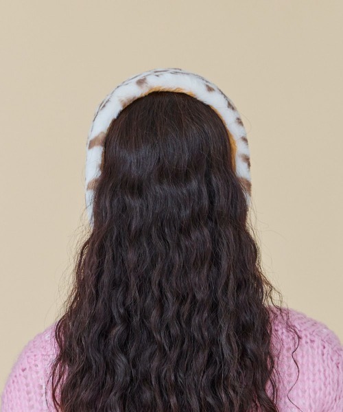 kaorinomori（カオリノモリ）の「kaorinomori ファニーマフ（イヤーマフ・レディース・ホワイト/ブラウン・FREE）」の10枚目の写真