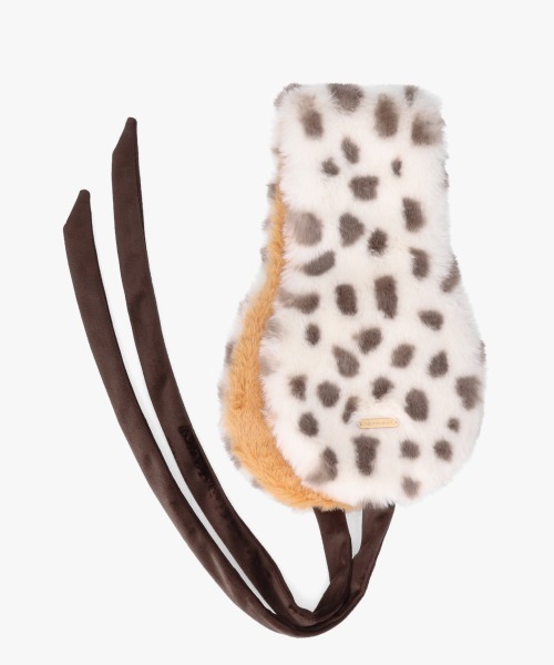 kaorinomori（カオリノモリ）の「kaorinomori ファニーマフ（イヤーマフ・レディース・ホワイト/ブラウン・FREE）」の11枚目の写真